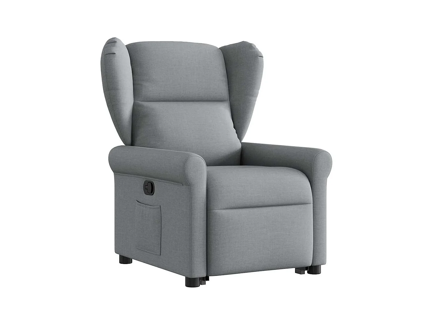Sillón de relax | Silla | Sillón reclinable elevable de tela gris claro SHL5900