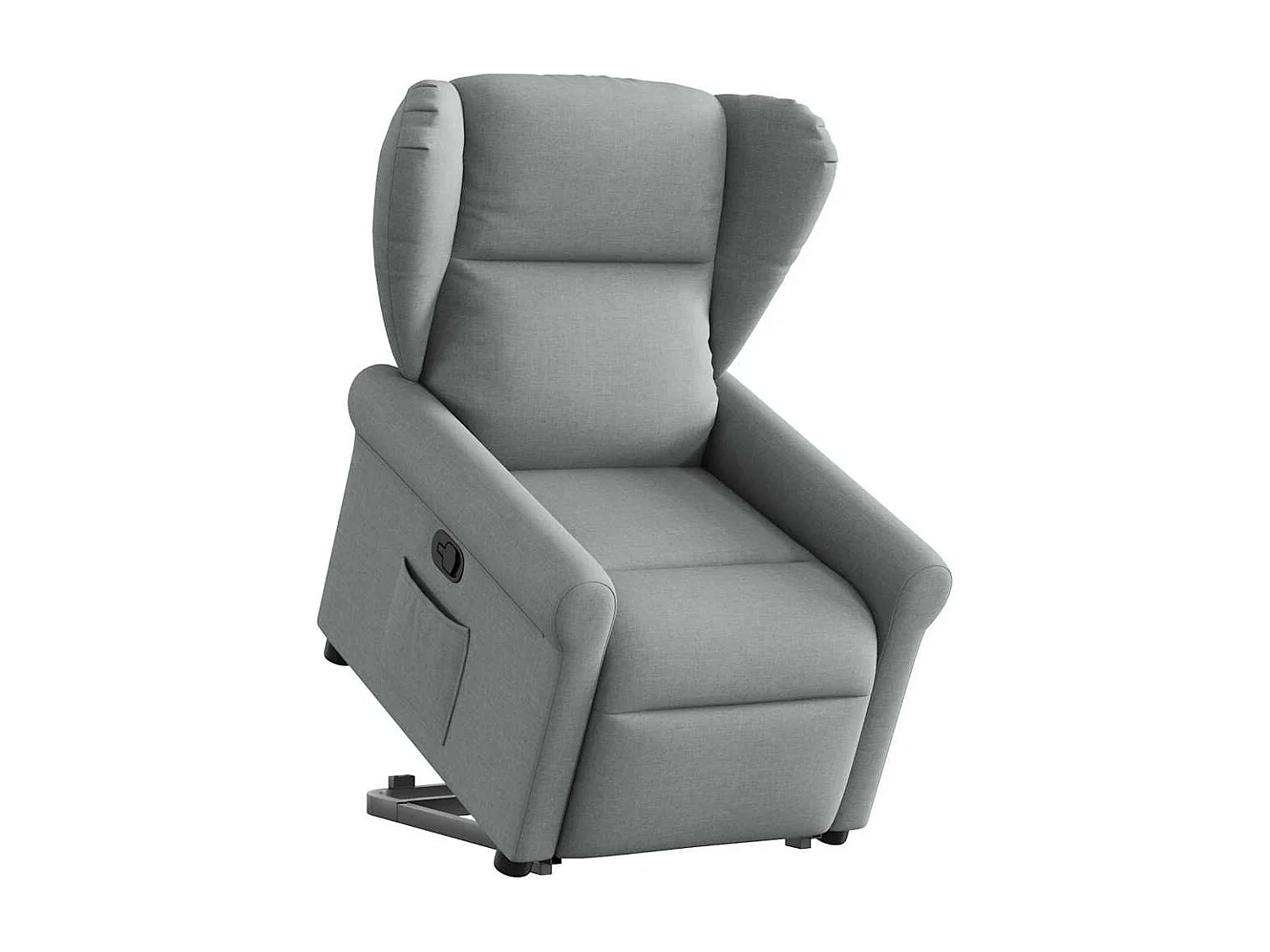 Fauteuil inclinable-Chaise de relax-Fauteuil TV Gris clair Tissu SHL3275