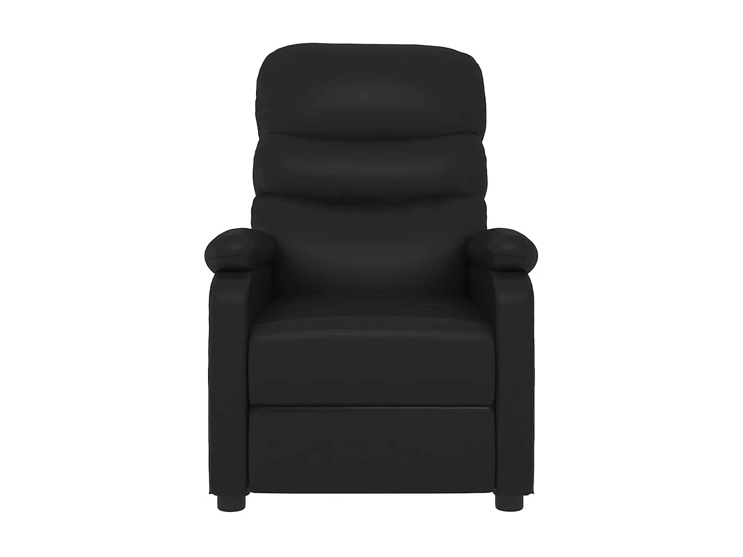 Relaxsessel | Lounge Sessel für Wohnzimmer Schwarz Kunstleder SHL44622