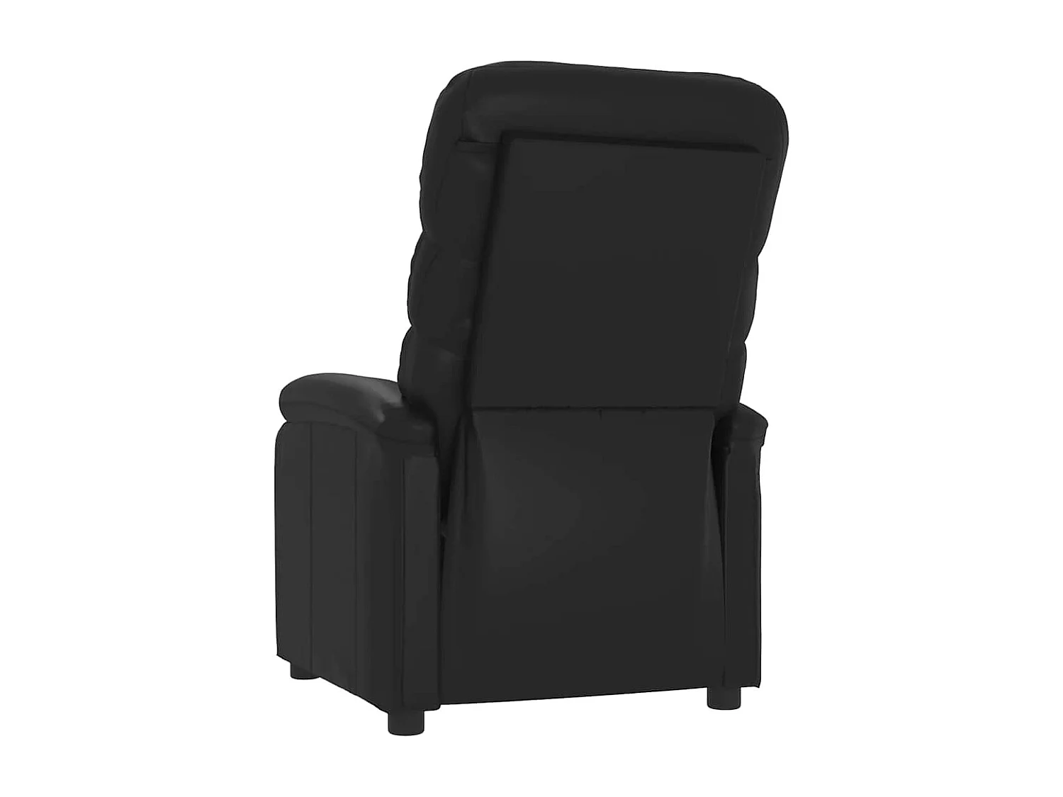 Relaxsessel | Lounge Sessel für Wohnzimmer Schwarz Kunstleder SHL44622