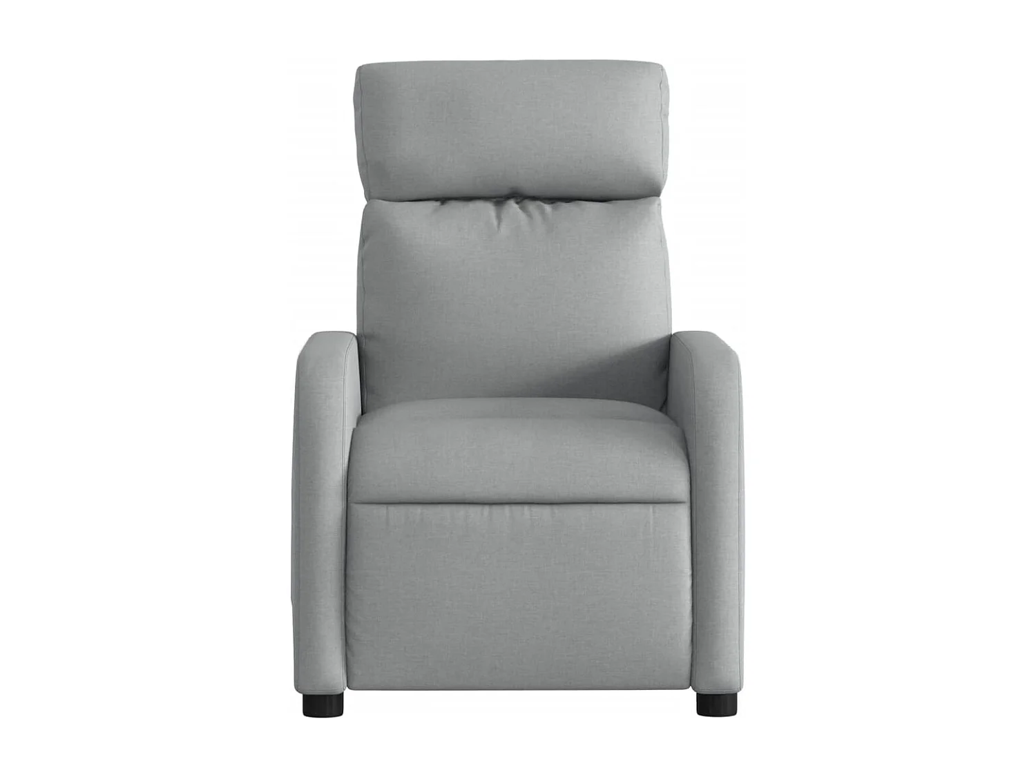Sillón de relax | Sillón reclinable de tela gris claro SHL4558
