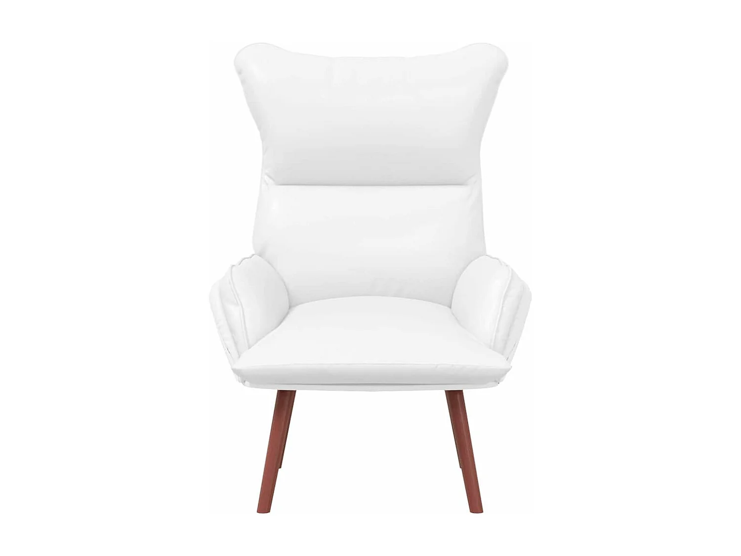 Fauteuil Salon-Chaise de relax Blanc 69x74x93 cm Faux cuir SHL1003