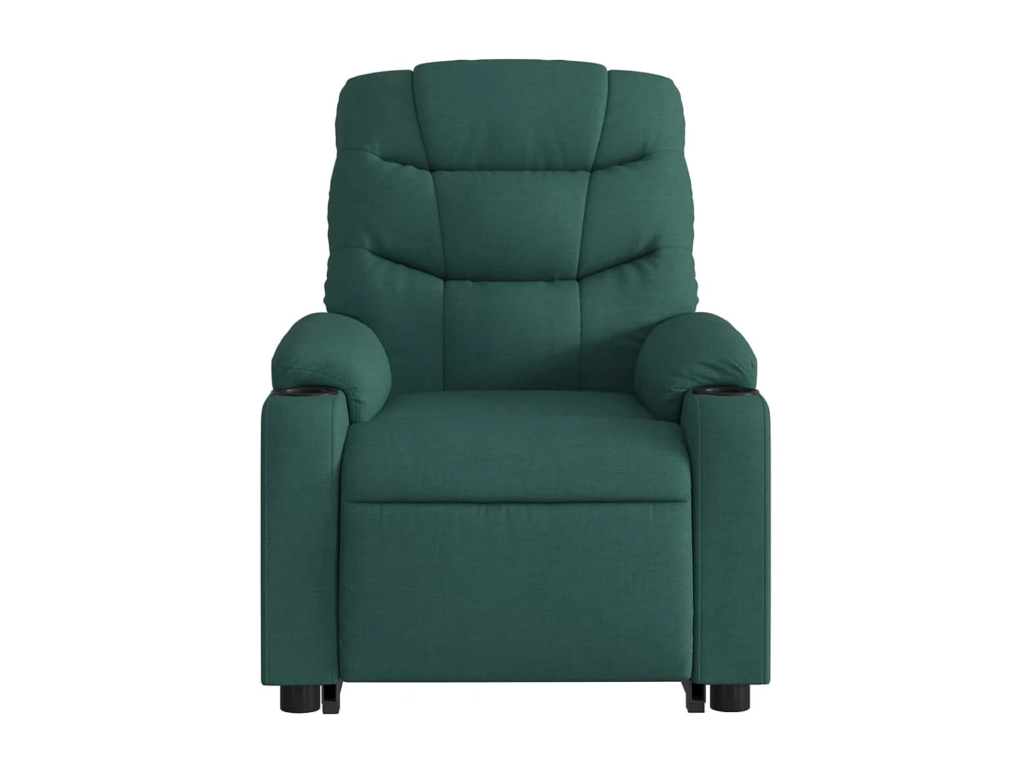 Fauteuil inclinable-Chaise de relax-Fauteuil de Massage Vert foncé Tissu SHL2461