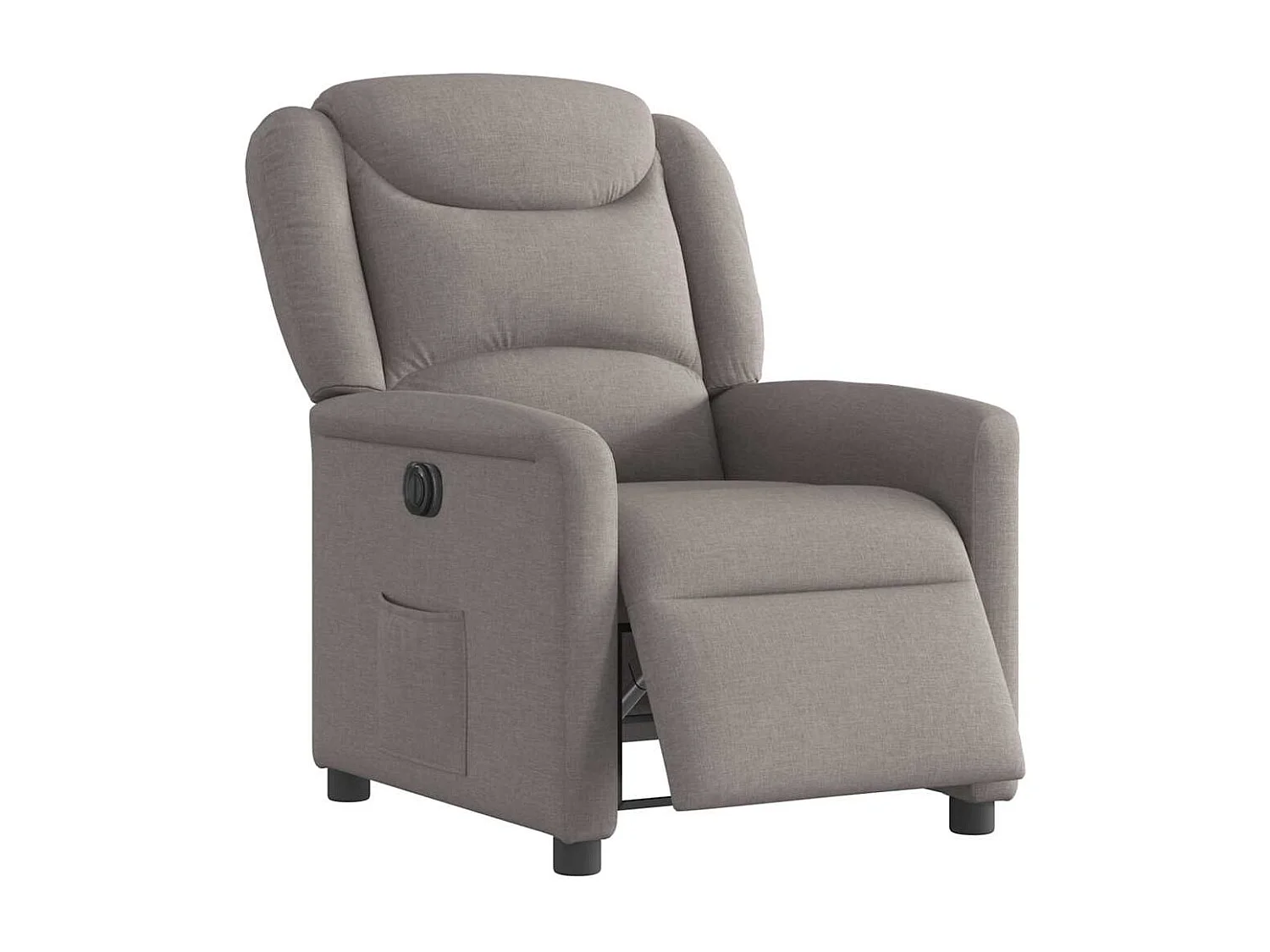 Fauteuil inclinable électrique-Chaise de relax-Fauteuil TV Taupe Tissu SHL2196