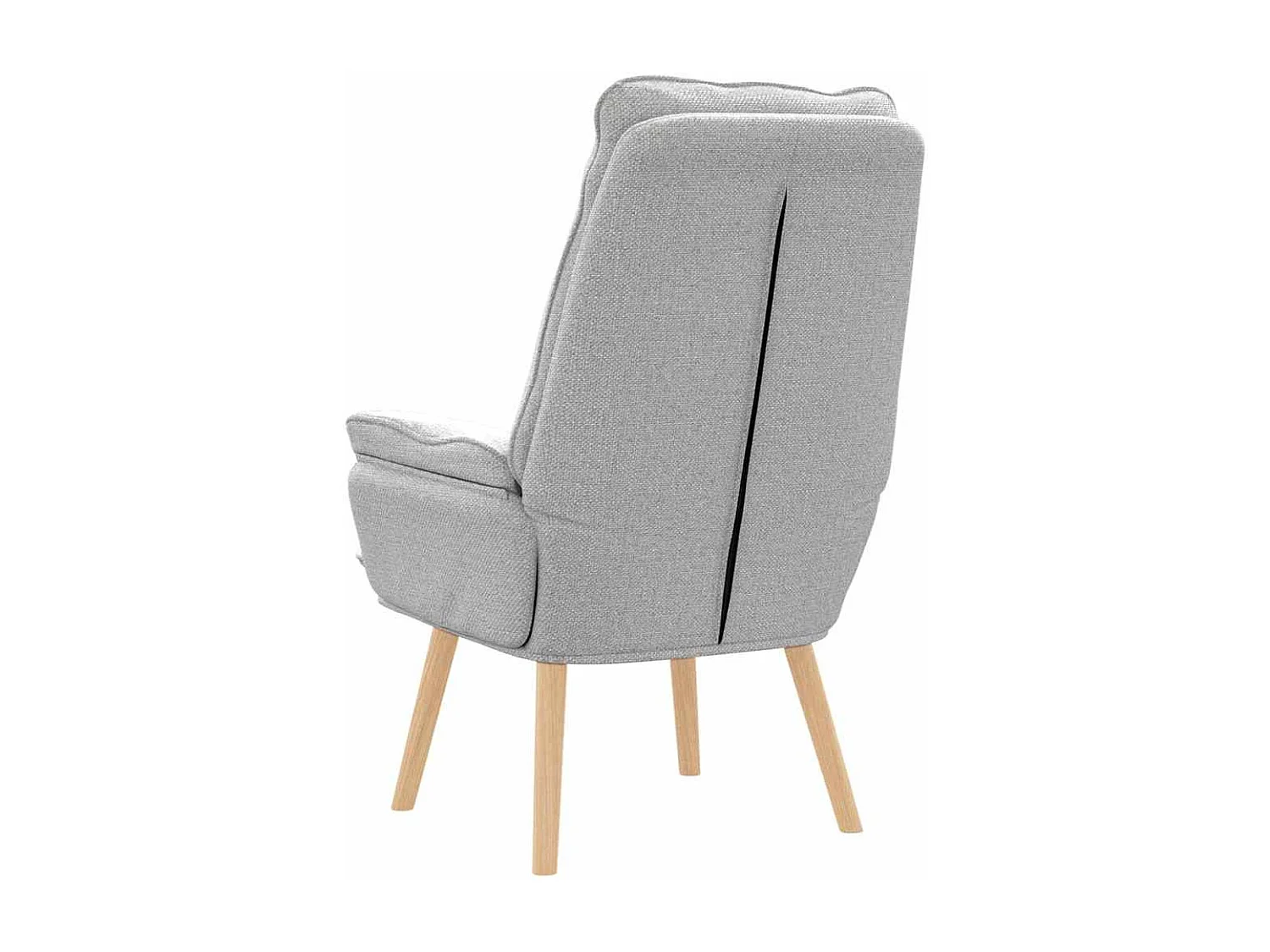 Fauteuil Salon-Chaise de relax Gris nuage 69x74x93 cm tissu SHL3767