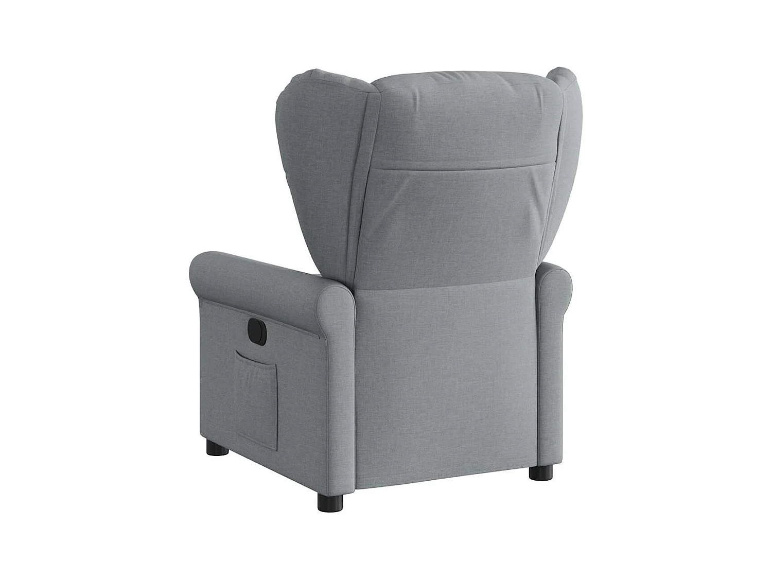 Fauteuil inclinable électrique-Chaise de relax-Fauteuil TV Gris clair Tissu SHL3772