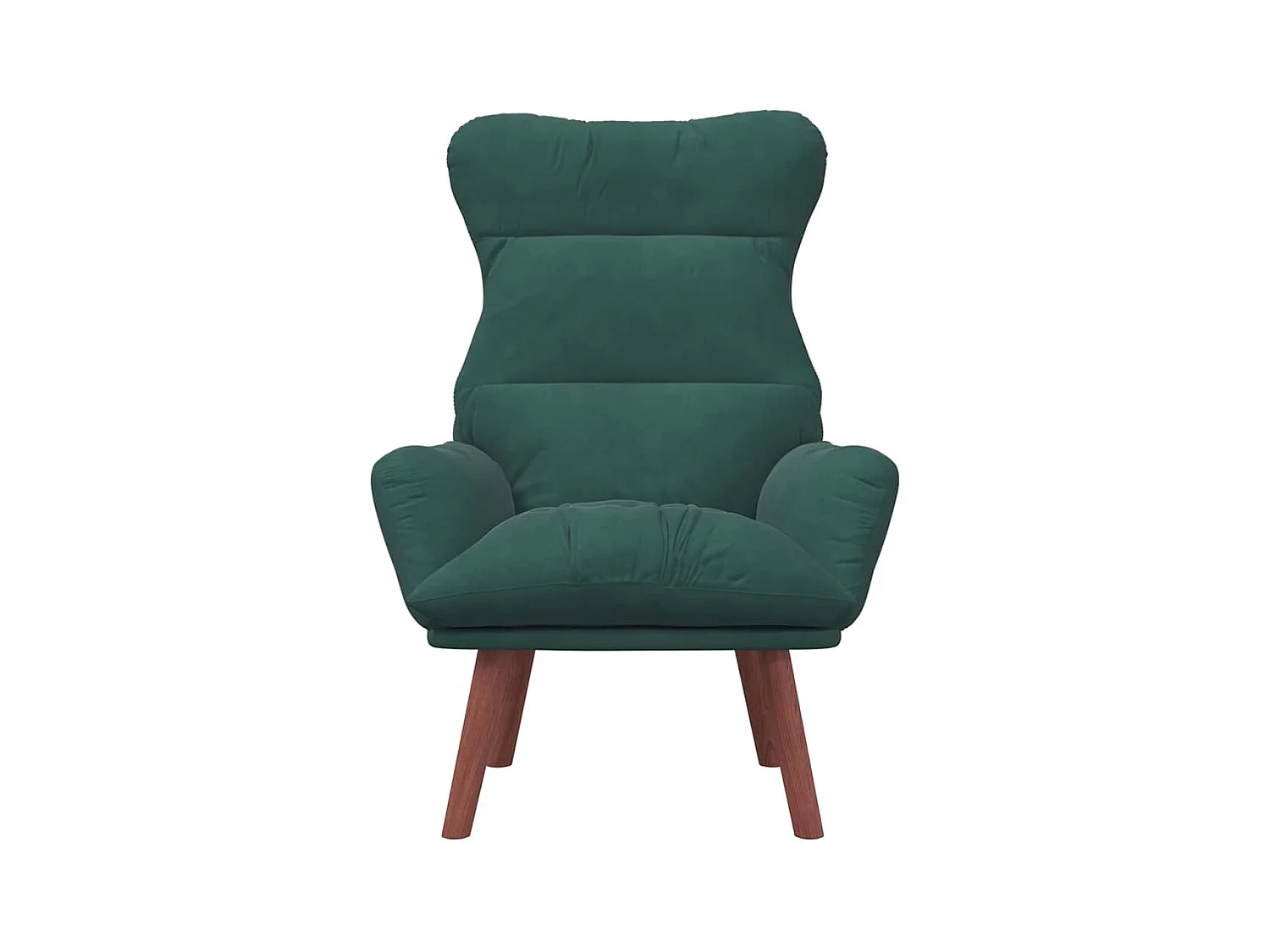 Sillón de relax | Silla Relax | Sillón de salón Verde oscuro 69x74x93 cm Terciopelo SHL3965