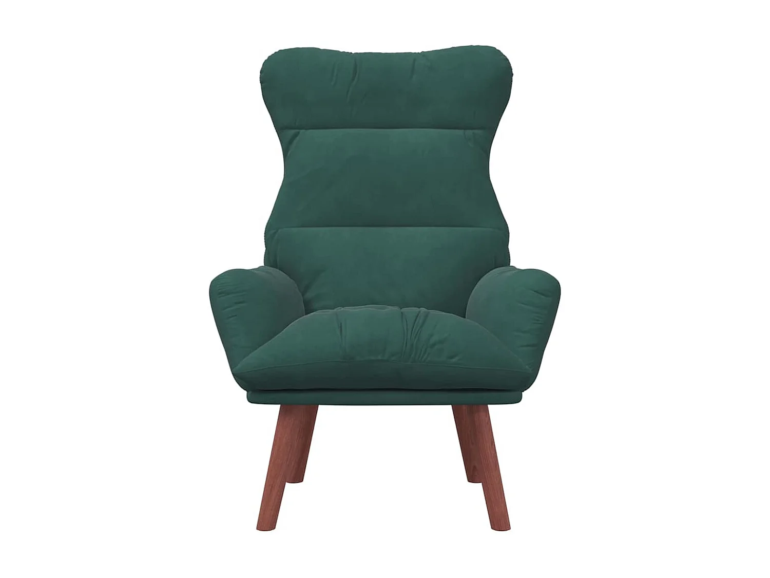 Relaxstoel | Ontspanningsstoel Donkergroen 69 x 74 x 93 cm Fluweel