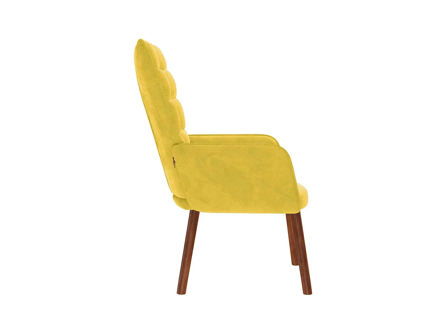 Sillón de relax | Silla de relax terciopelo amarillo SHL9939