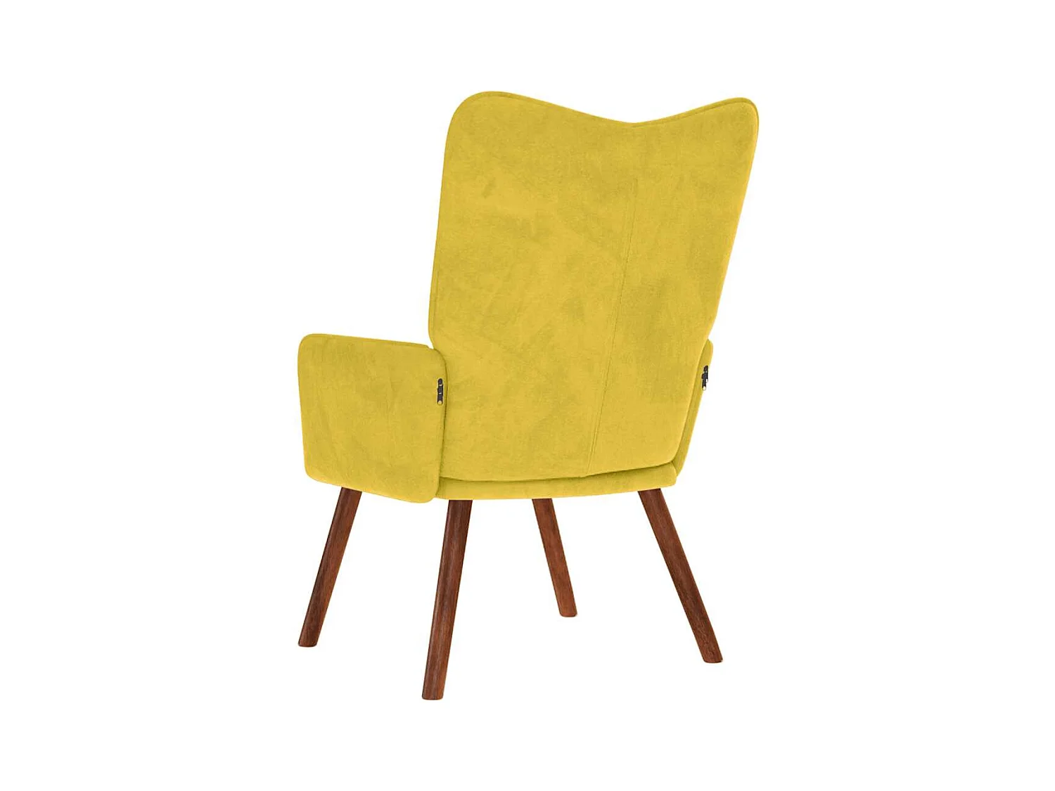 Sillón de relax | Silla de relax terciopelo amarillo SHL9939