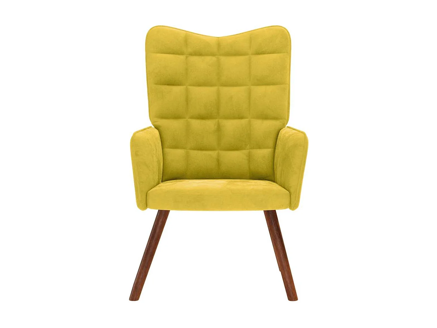 Relaxsessel-Lounge Sessel indoor Gelber Samt SHL40551