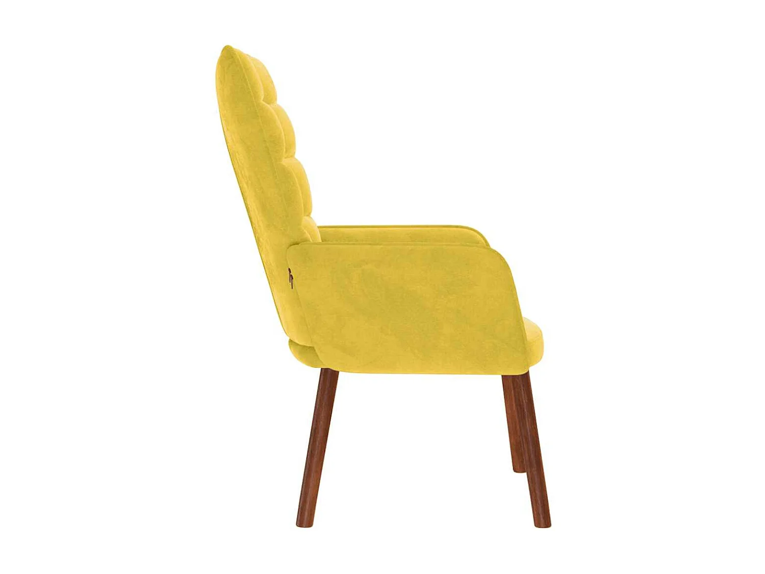 Relaxsessel-Lounge Sessel indoor Gelber Samt SHL40551