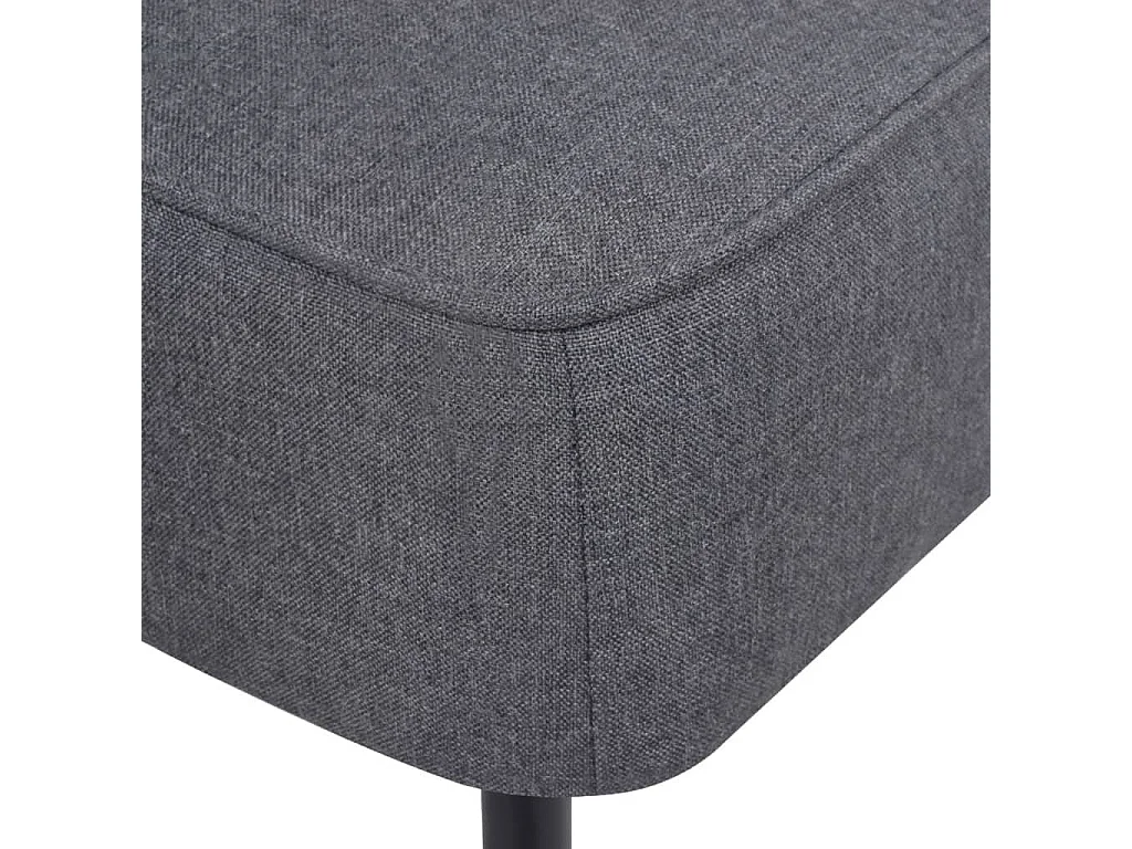 Cocktailsessel | Relax-Lounge-Sessel Dunkelgrau Stoff SHL14357