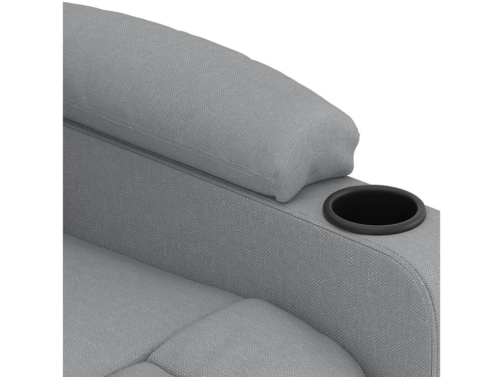 Sillón de relax | Silla | Sillón reclinable eléctrico tela gris claro SHL2731
