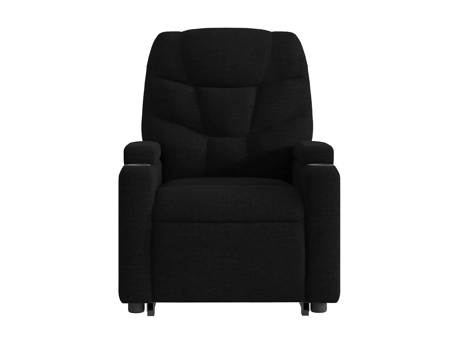 Fauteuil inclinable-Chaise de relax-Fauteuil de Massage Noir Tissu SHL1623