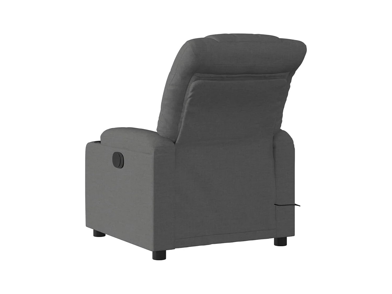 Fauteuil inclinable-Chaise de relax-Fauteuil de Massage gris foncé tissu SHL3104