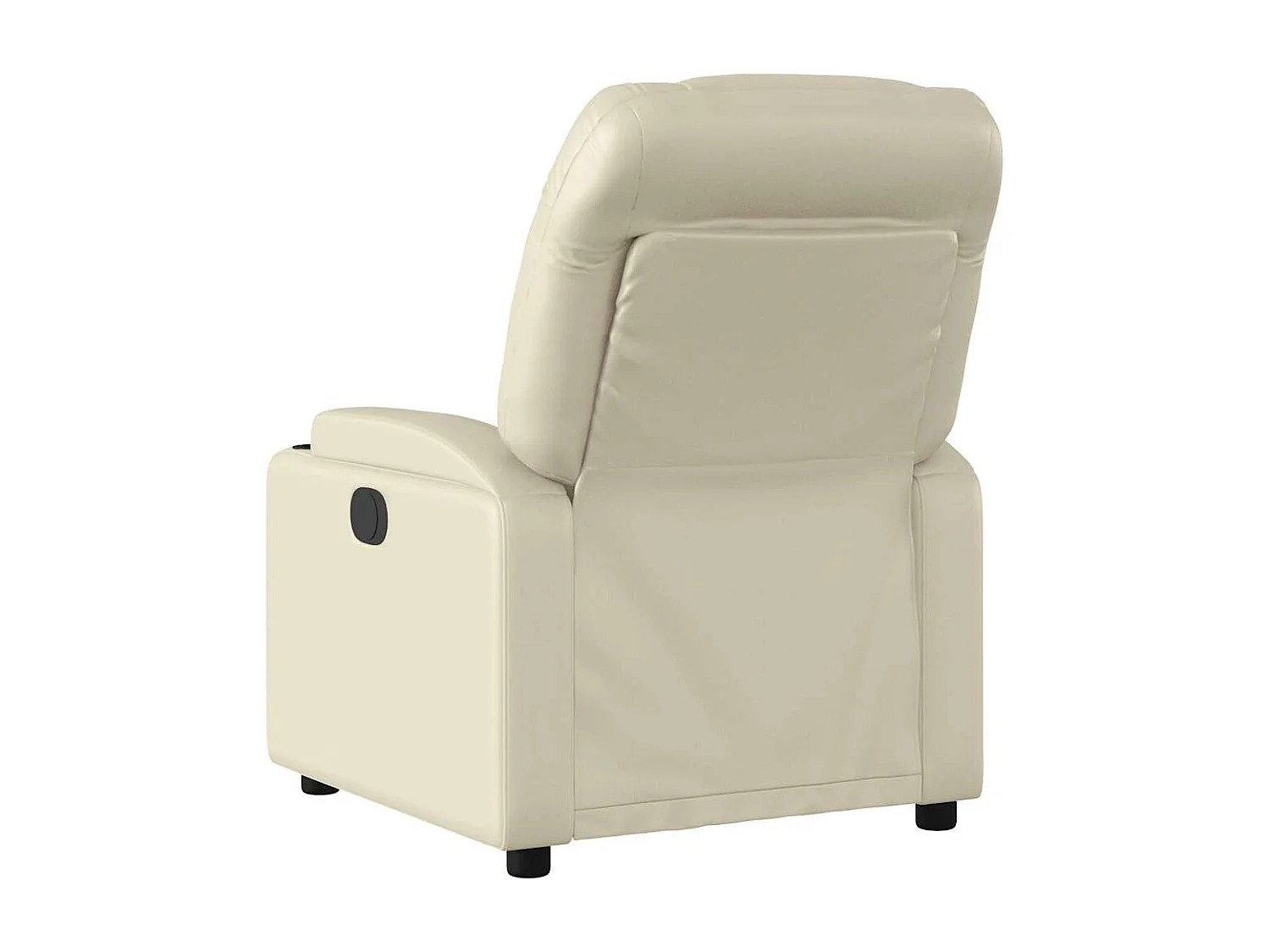 Relaxsessel | Massagesessel mit Relaxfunktion, Kunstleder, Creme SHL46266
