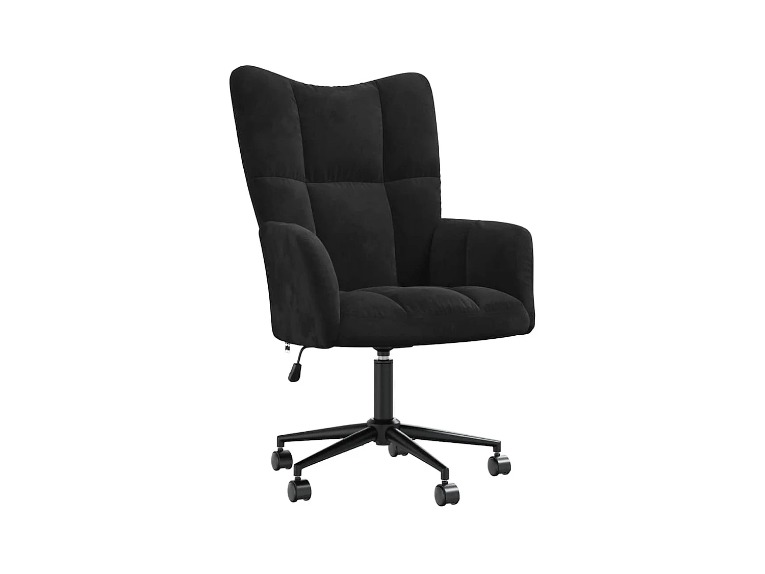 Sillón de relax | Silla de relax de terciopelo negro SHL4192