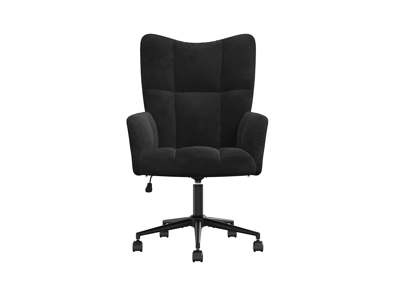 Sillón de relax | Silla de relax de terciopelo negro SHL4192