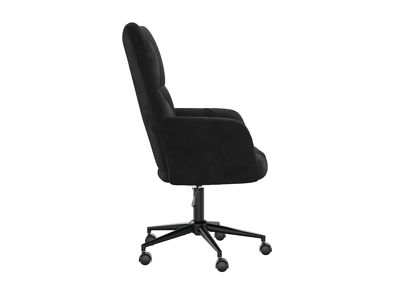 Relaxsessel | Lounge Sessel Schwarz Samt SHL62675