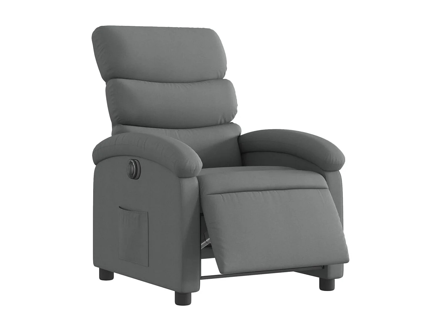 Fauteuil inclinable électrique-Chaise de relax-Fauteuil salon Gris foncé Tissu SHL2040