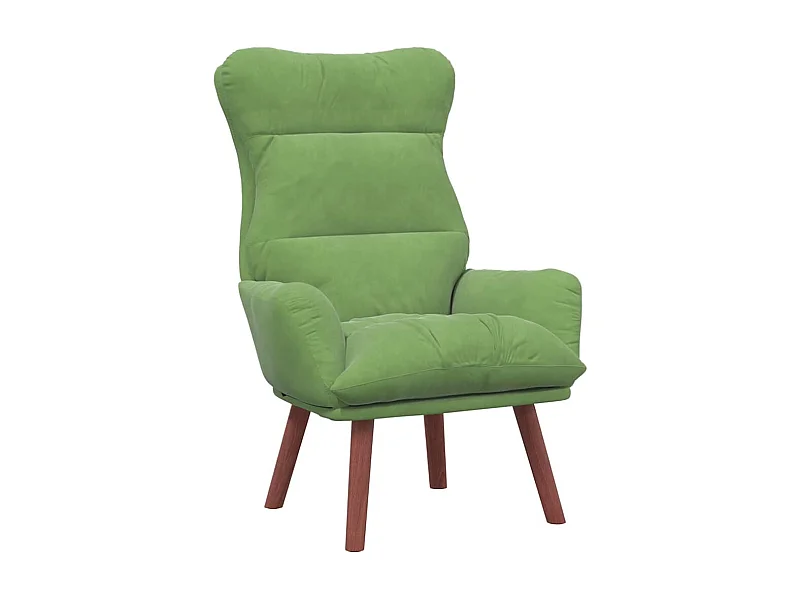 Sillón de relax | Silla Relax | Sillón de salón Verde claro 69x74x93 cm Terciopelo SHL4041