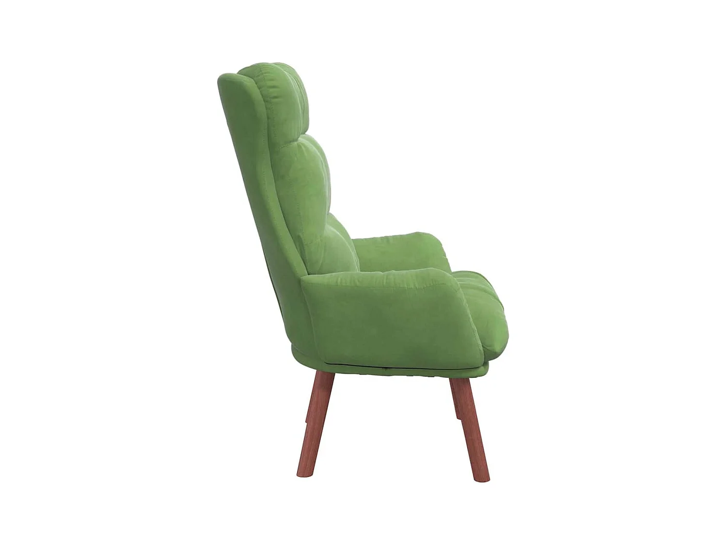 Sillón de relax | Silla Relax | Sillón de salón Verde claro 69x74x93 cm Terciopelo SHL4041