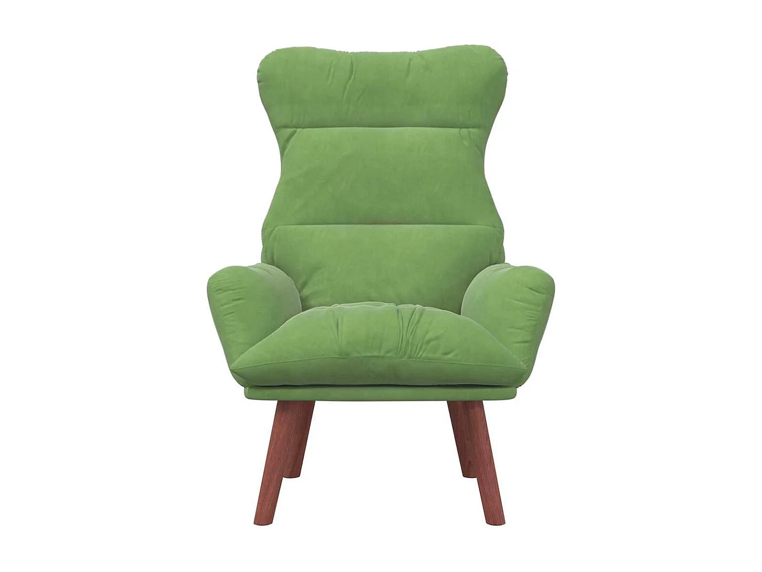 Relaxstoel | Ontspanningsstoel Lichtgroen 69 x 74 x 93 cm Fluweel