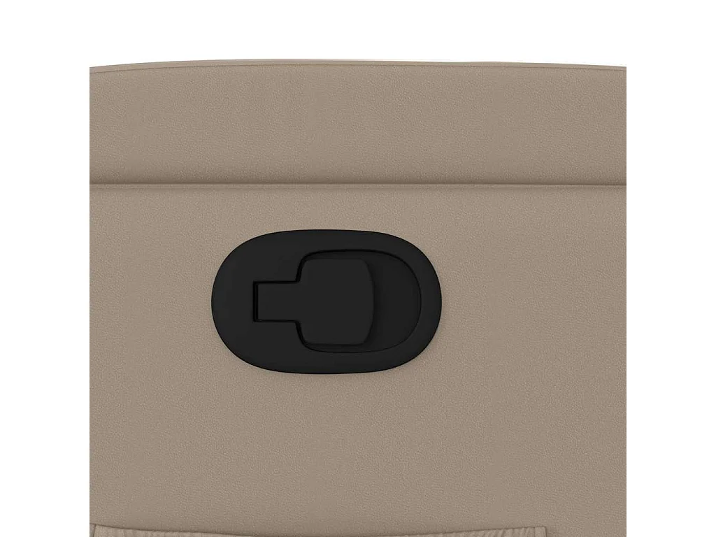 Sillón de relax | Sillón reclinable de cuero sintético color capuchino SHL3460