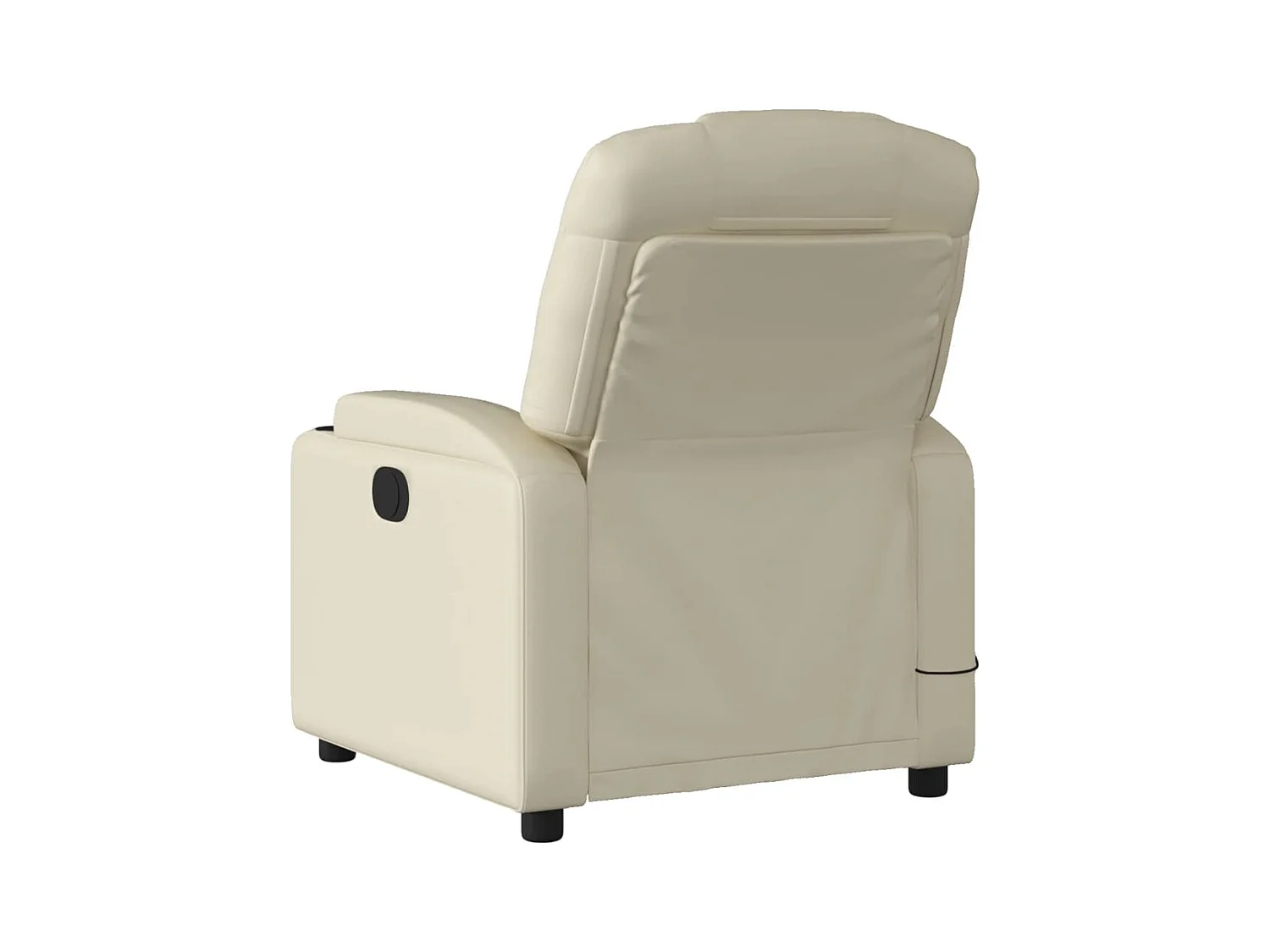Sillón de salón | Silla | Sillón de masaje reclinable eléctrico cuero sintético crema SHL7135