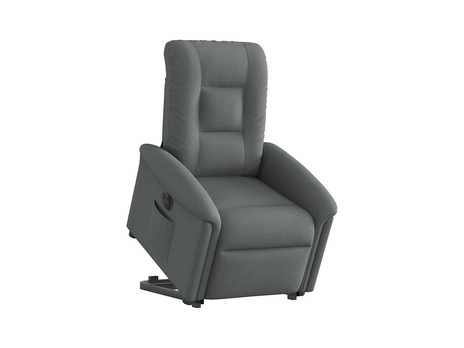 Fauteuil inclinable électrique-Chaise de relax-Fauteuil TV gris foncé tissu SHL3584