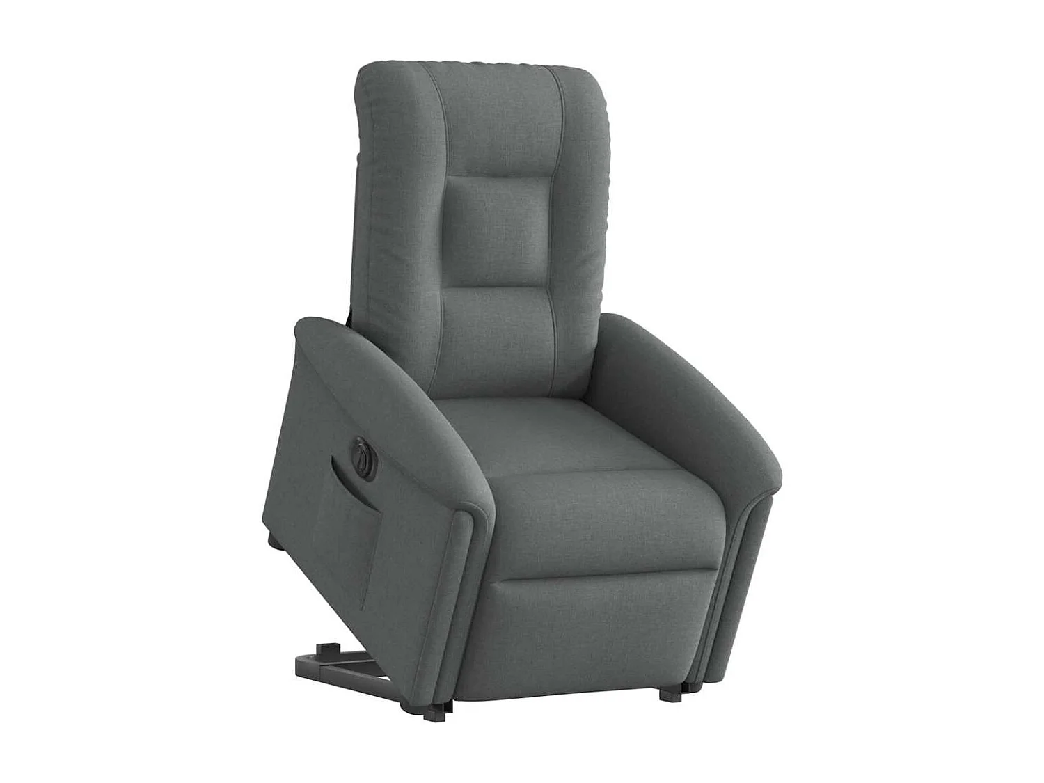 Fauteuil inclinable électrique-Chaise de relax-Fauteuil TV gris foncé tissu SHL3584
