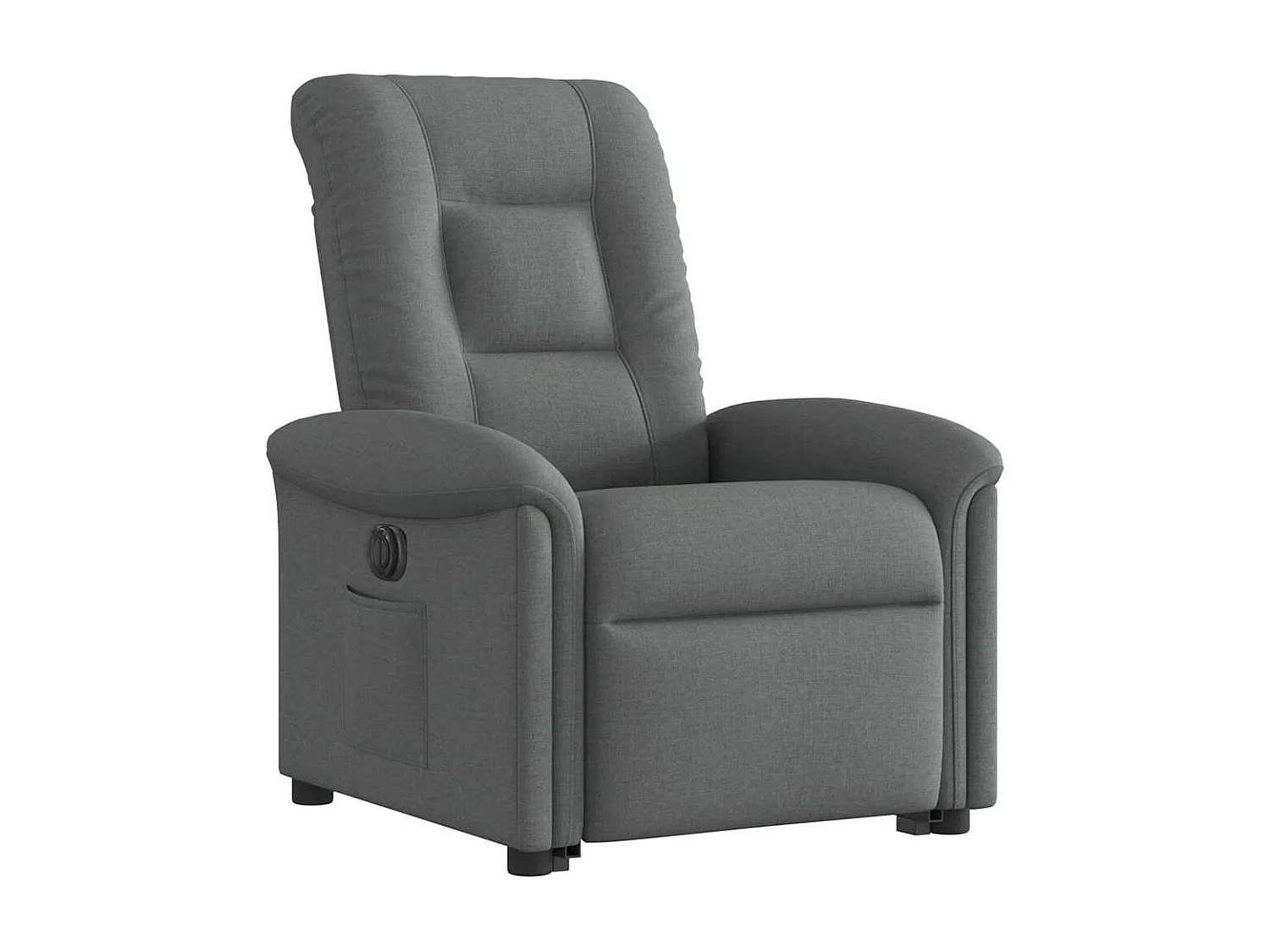 Fauteuil inclinable électrique-Chaise de relax-Fauteuil TV gris foncé tissu SHL3584