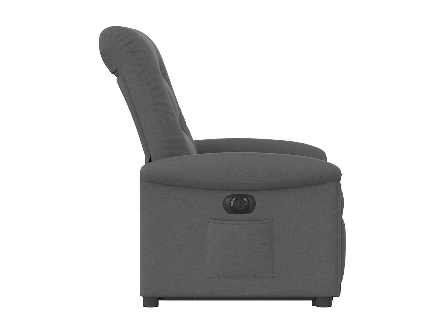 Fauteuil inclinable électrique-Chaise de relax-Fauteuil TV gris foncé tissu SHL3584