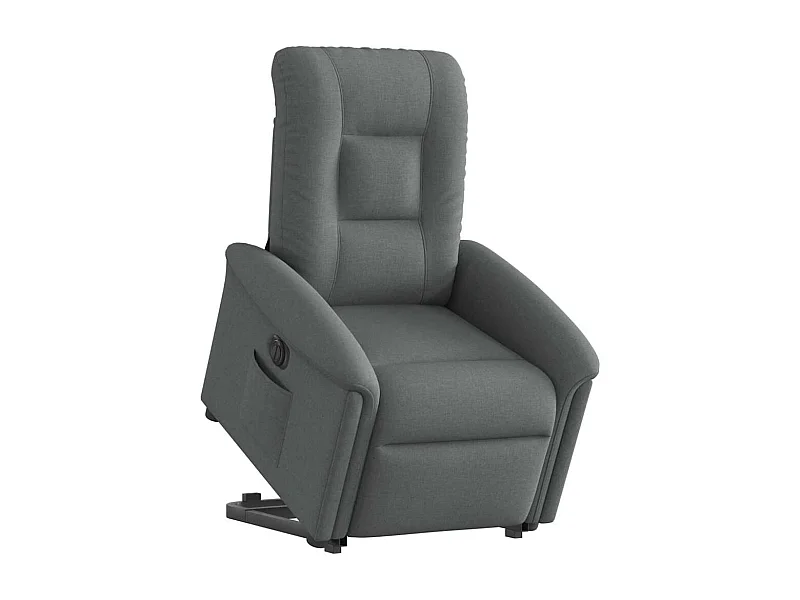 Fauteuil inclinable électrique-Chaise de relax-Fauteuil TV gris foncé tissu SHL3584