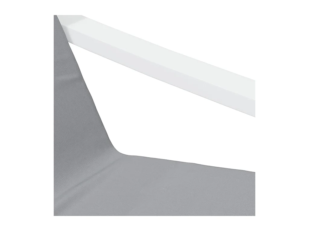 Sillón de relax | Silla de relax con taburete tela gris claro SHL9594