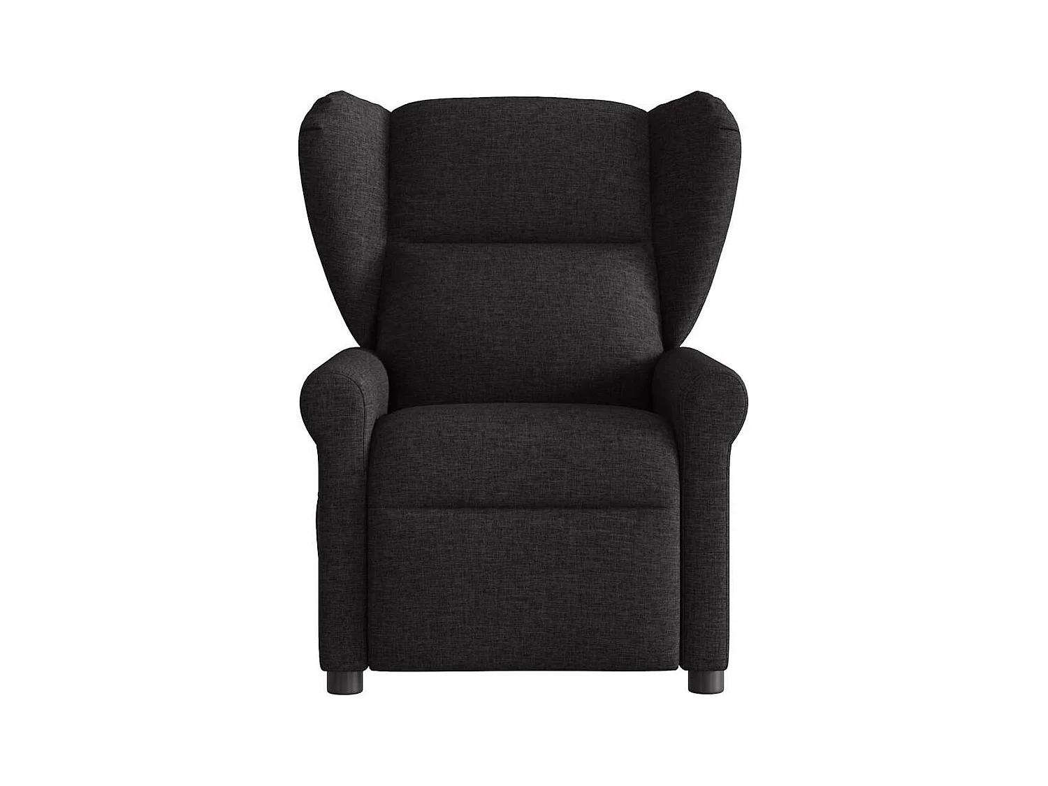Fauteuil inclinable-Chaise de relax-Fauteuil de Massage Noir Tissu SHL3189