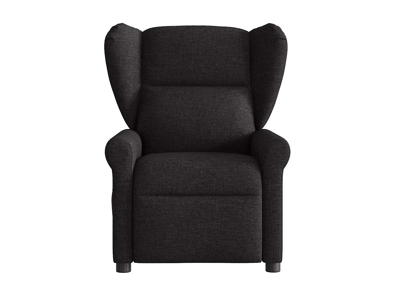 Fauteuil inclinable-Chaise de relax-Fauteuil de Massage Noir Tissu SHL3189