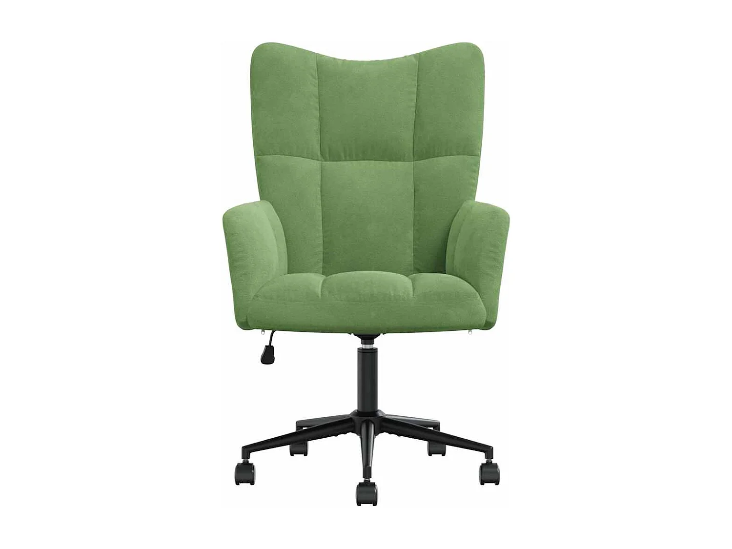 Chaise de relaxation-Fauteuil de bureau Vert clair Velours SHL1057