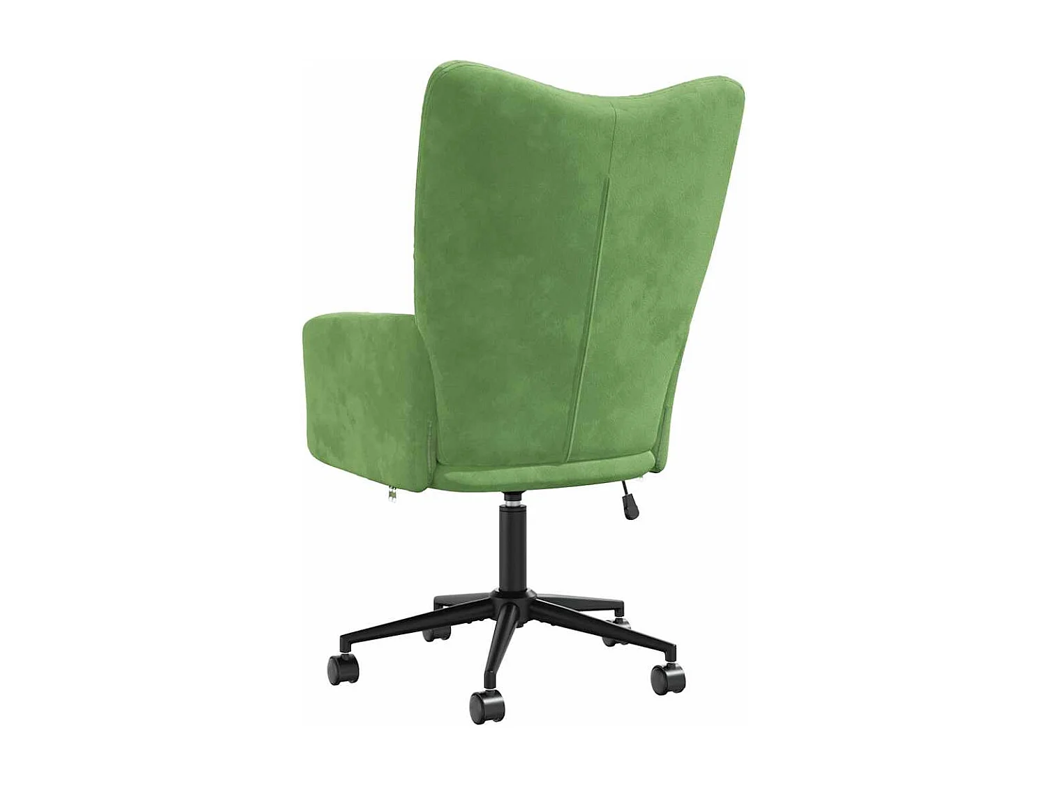 Chaise de relaxation-Fauteuil de bureau Vert clair Velours SHL1057