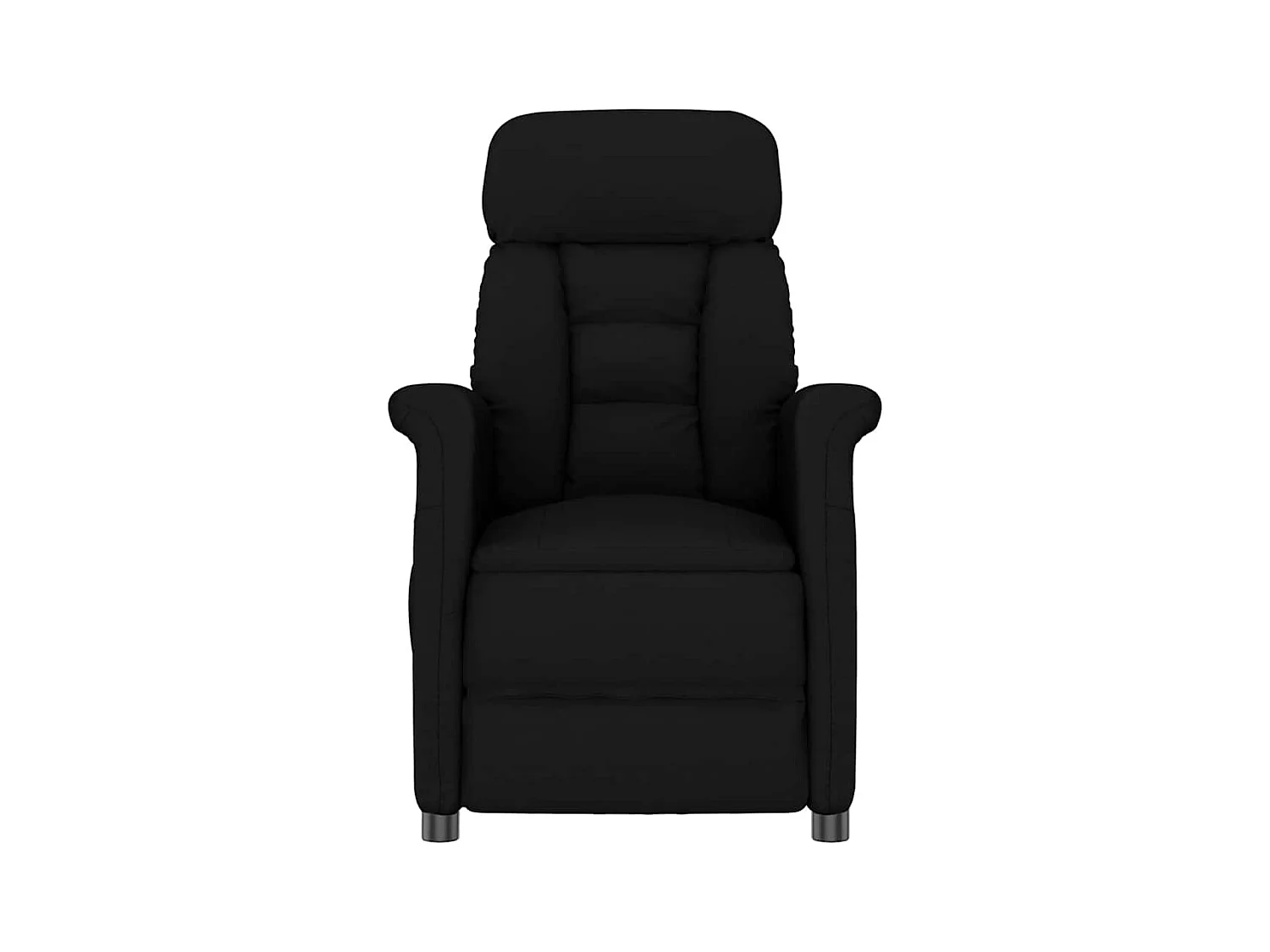 Sillón de relax | Sillón Recliner Negro Negro 70.5x96.5x95 cm Cuero sintético SHL9185
