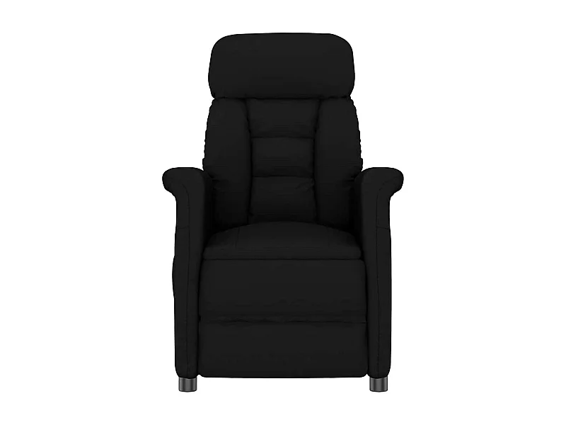 Fauteuil inclinable-Fauteuil de salon noir Noir 70.5x96.5x95 cm Faux cuir SHL2863