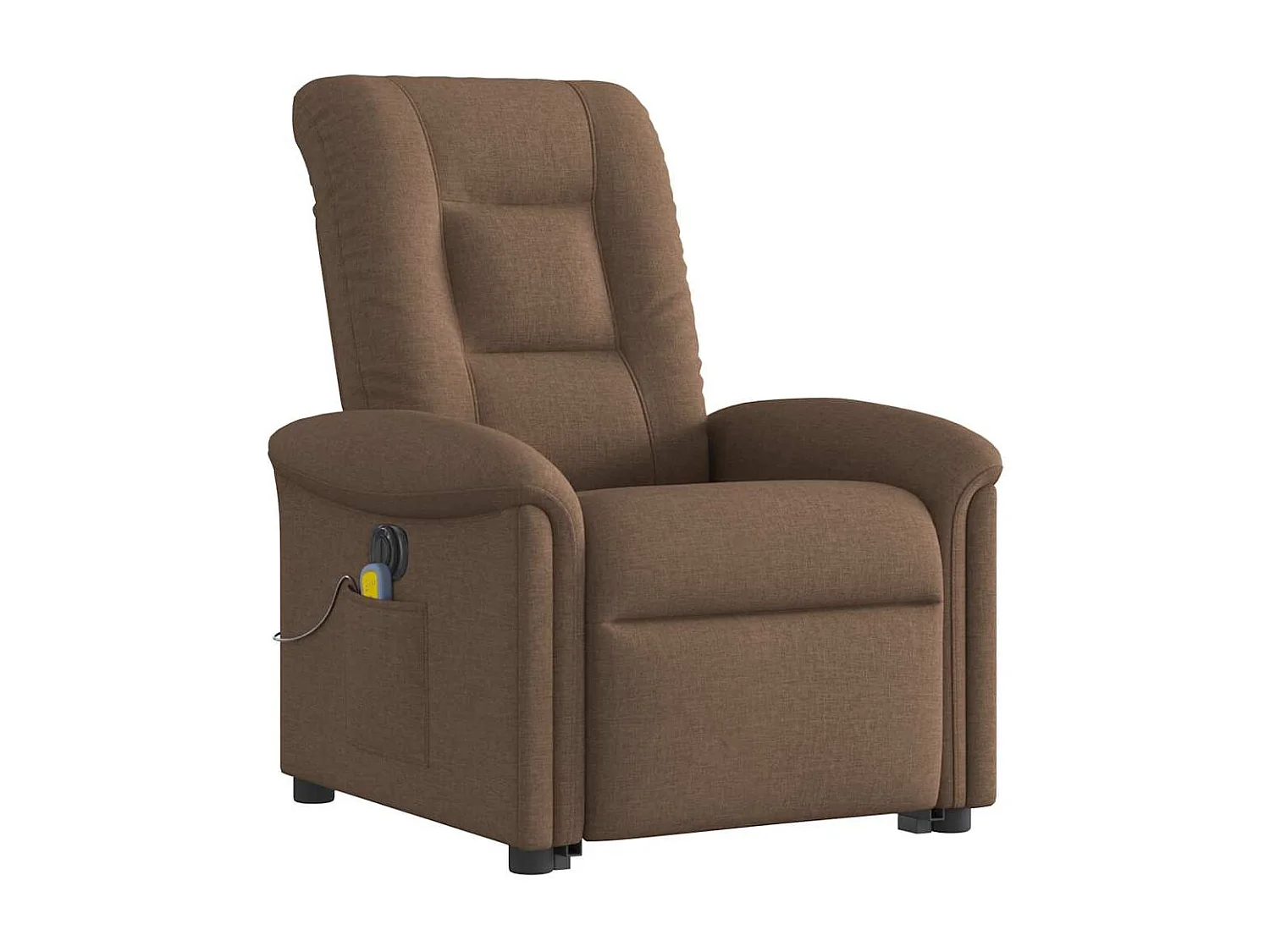 Poltrona da salotto | Sedia | Poltrona Alzapersona Massaggiante Elettrica Marrone Tessuto SHL3467