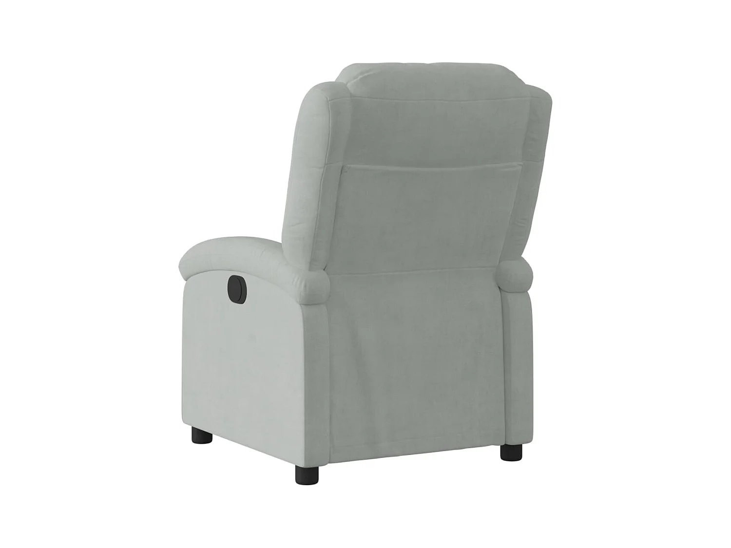 Sillón de relax | Silla | Sillón reclinable eléctrico de terciopelo gris claro SHL5985