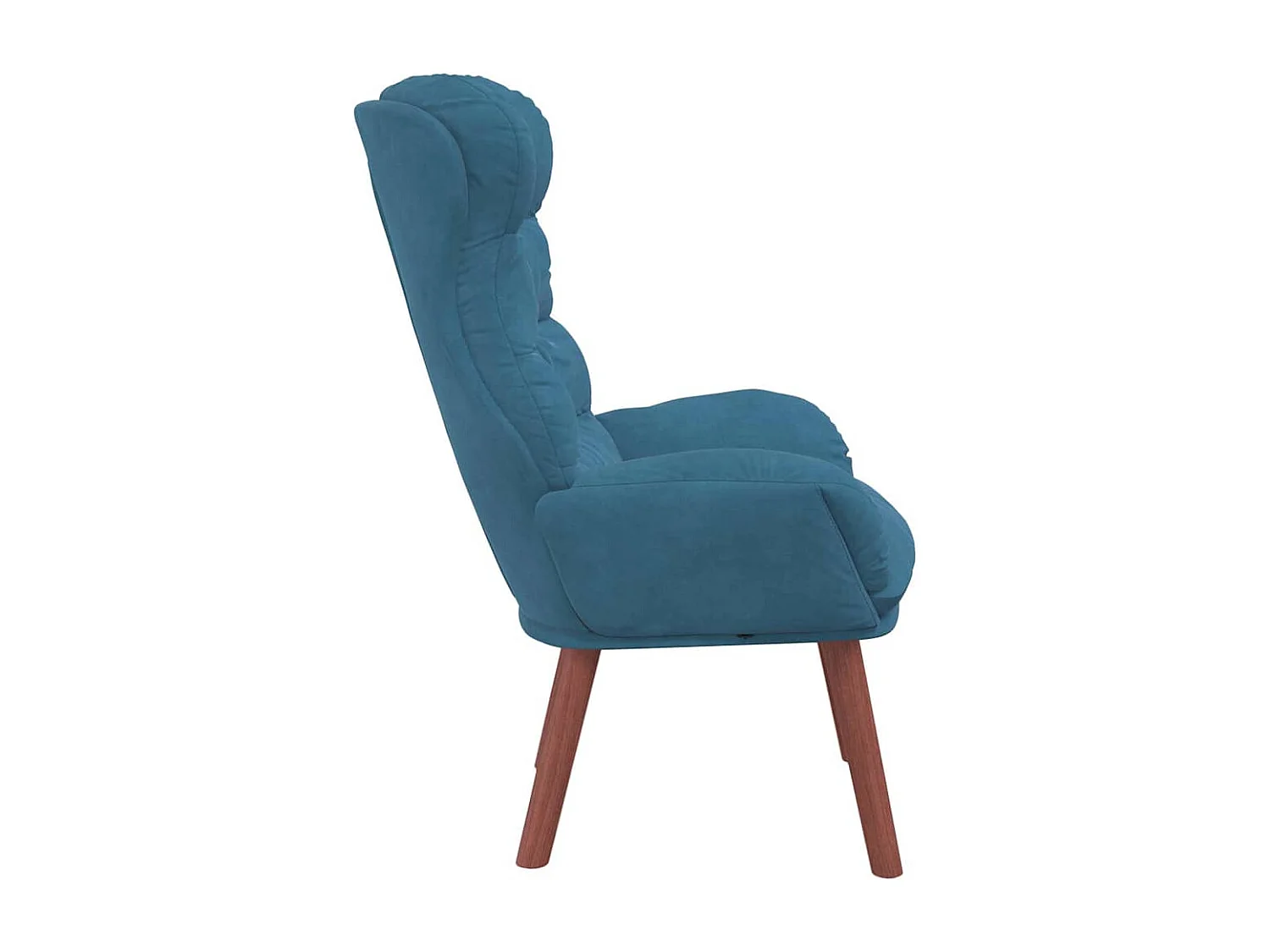 Fauteuil Salon-Chaise de relax Bleu 69x74x93 cm Velours SHL1726