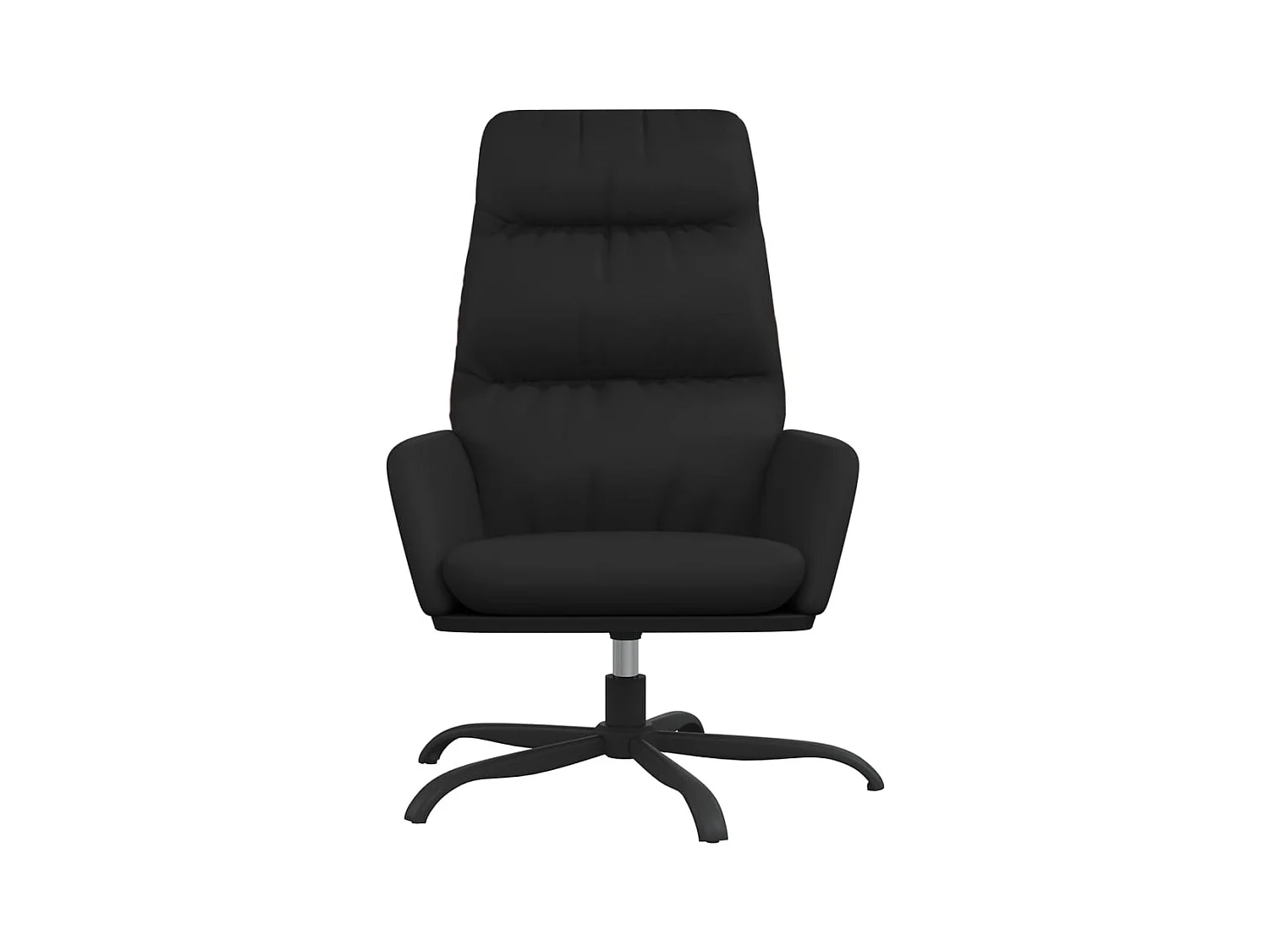 Sillón de relax | Silla de relax de cuero sintético negro SHL9245