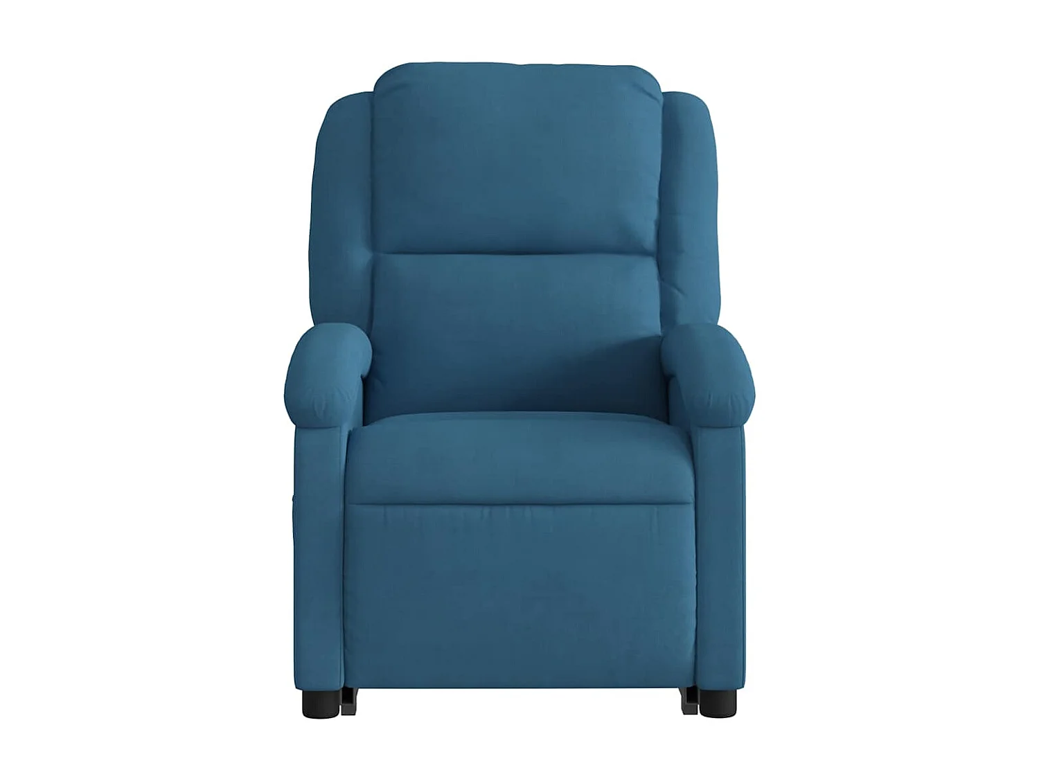 Fauteuil inclinable-Chaise de relax-Fauteuil salon bleu velours SHL4930