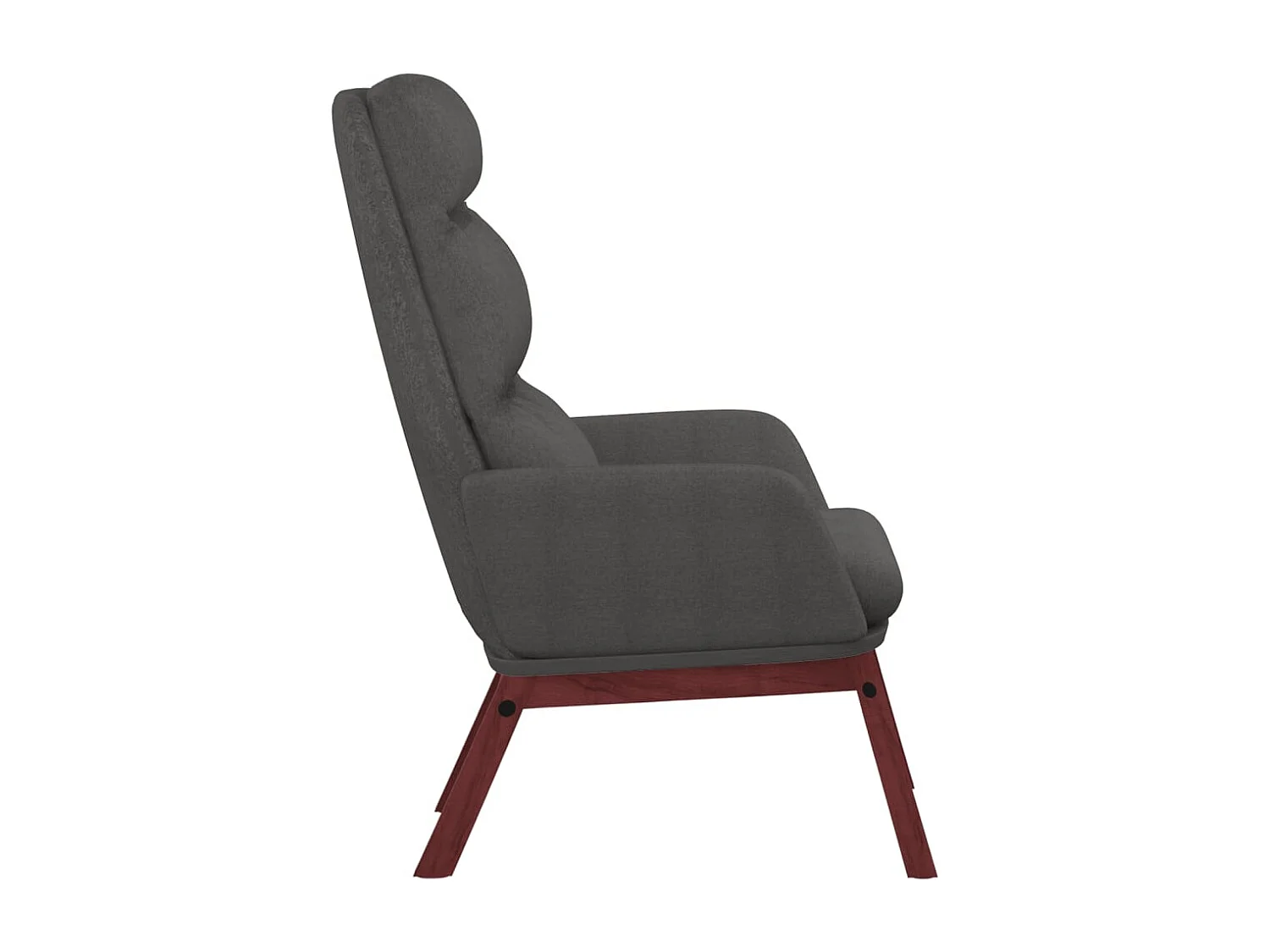 Sillón de relax | Silla de relax de tela gris oscuro SHL7510