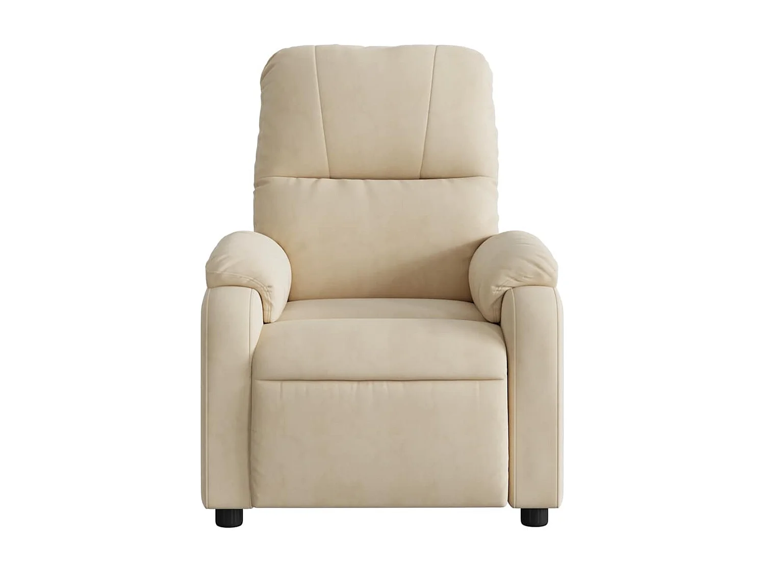 Sillón de relax | Silla | Sillón reclinable eléctrico tela de microfibra color crema SHL4930
