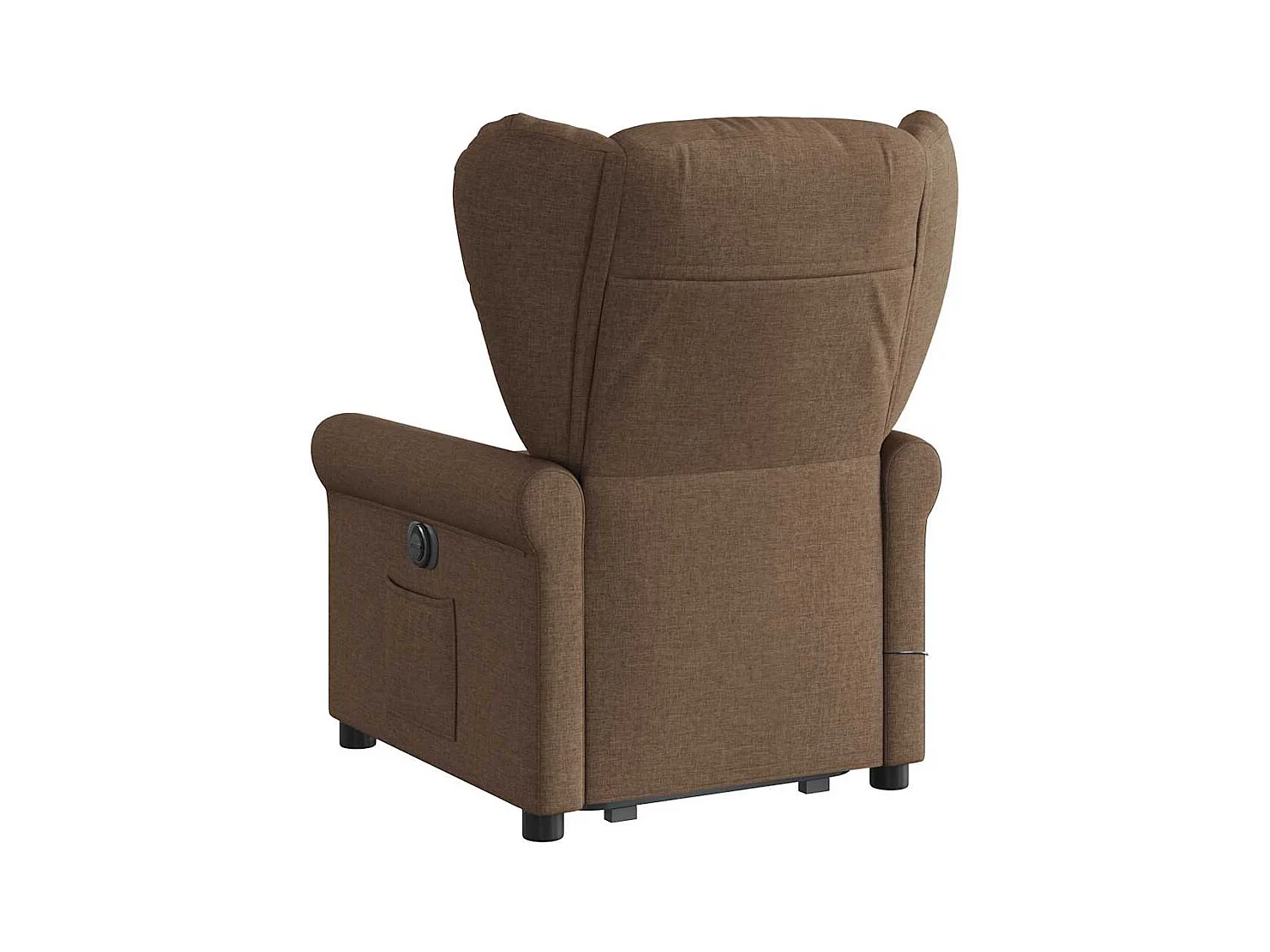Fauteuil inclinable-Chaise de relax-Fauteuil de Massage Marron Tissu SHL5320